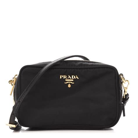 prada mens camera bag|Prada nylon crossbody camera bag.